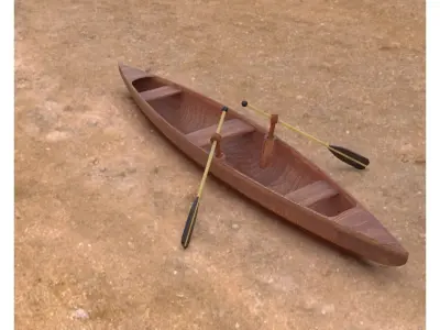 Rowing Boat 3D print model