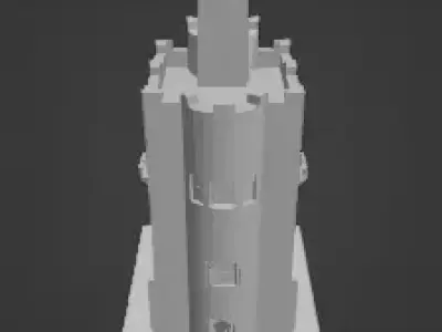 castle Free 3D model 2