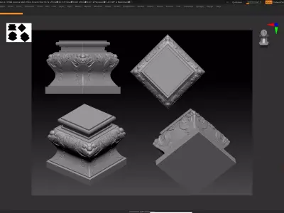 Rock Chair  Detail 3D print model