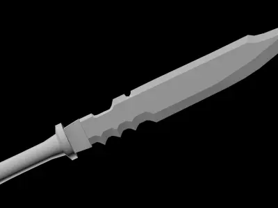 Sword Low-poly 3D model 56