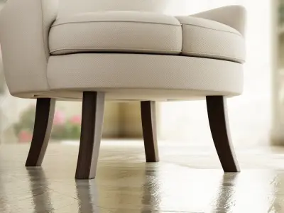 Furniture Accent Chairs Bohemian 011 Low-poly 3D model