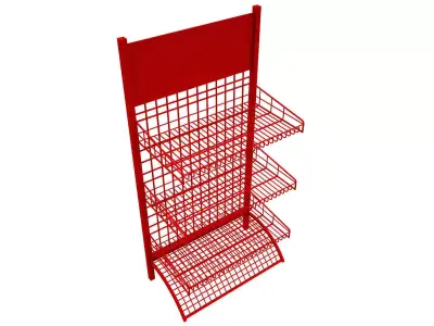 Promotional display racks 3D model