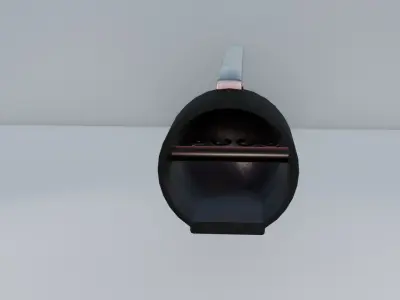 combat glove Low-poly 3D model