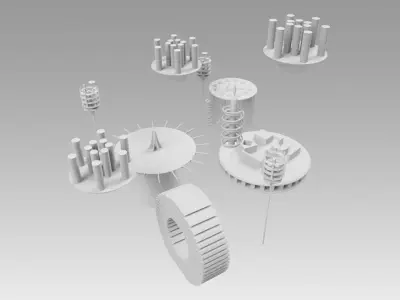 Skyscrapers 3D model