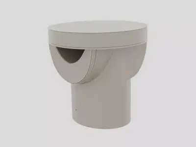 Industrial Factory Pipe Support Saddle for 3D print 3D model