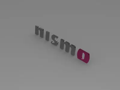 Nismo logo 3D model