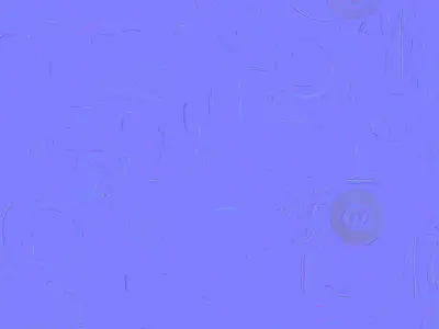 Halloween Graffiti Respirator 3D Model Spooky Street Gear Low-poly 3D model