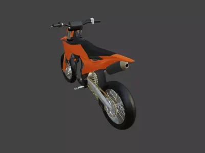 KTM 450SM Low-poly 3D model