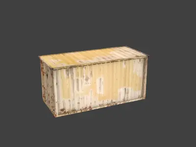Industrial Container Low-poly 3D model