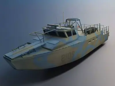 Navy Multi Purpose Assult Craft Mpac 3D model