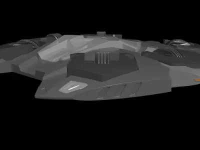 Discus Hexa Gyroscopicus - Concept Drone 3D model