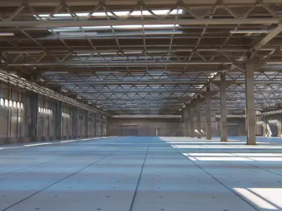 Warehouse 3D model 2