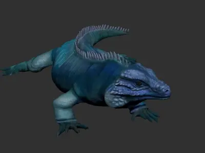 iguana 3D model purchase