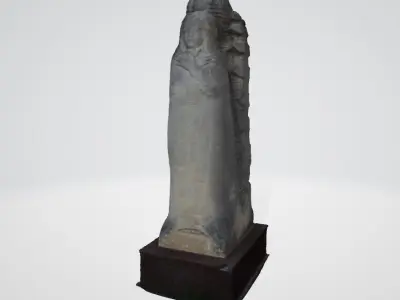 monument10 stone statue 3D model