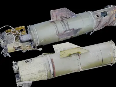 USCANS Ukraine Military props set 1 Low-poly 3D model