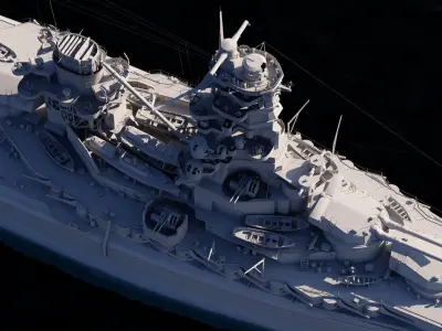 IJN Hyugo 3D model