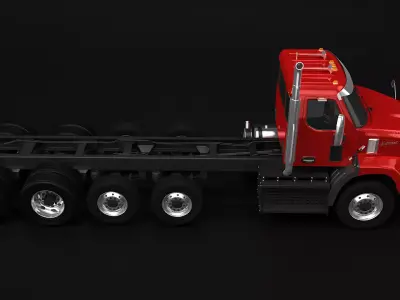 Autocar DC-64D Severe Truck 3D model