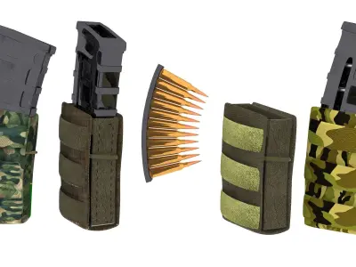 magazine holder set  3D model