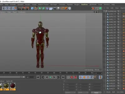 Iron man 3d model free Free 3D model