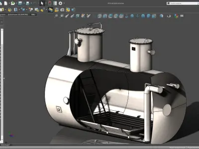 EPP 20-2400 Storage tank 3D model