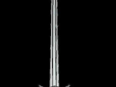 Medieval Sword Low-poly 3D model 3
