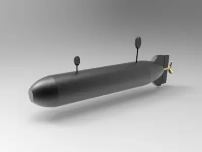 HSU-001 UUV 3D Print Model 3D print model