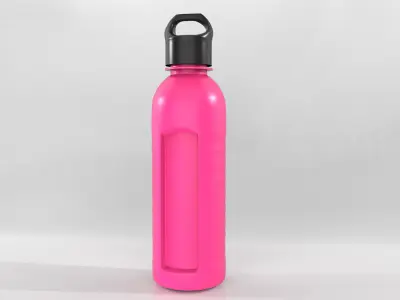 water bottle Low-poly 3D model buy