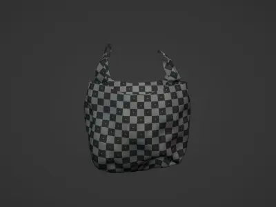 Plastic Bag - Debris  Low-poly 3D model