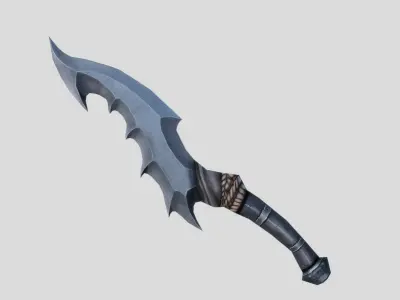 Ancient Dagger Low-poly 3D model