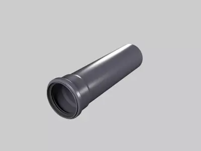 PVC and UPVC pipes 3D model