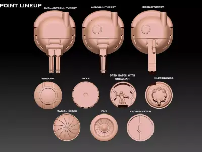 Dune 2 Frigate 3D print model