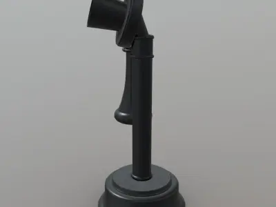 Old Phone Low-poly 3D model