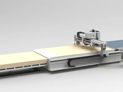 CNC Panel Processing Center 3D model