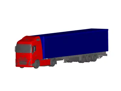 volvo fh16 3D model from CGTrader