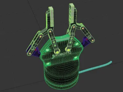 Robotiq 2 Finger Adaptive Gripper 3D model