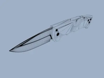 knife 3d model 3D model
