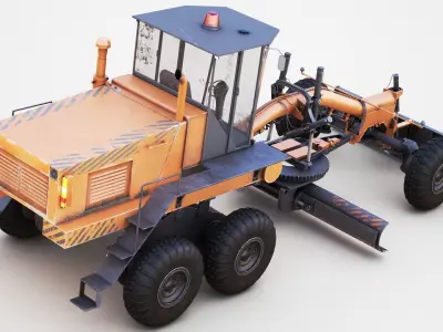 Motor Grader 3D model shop