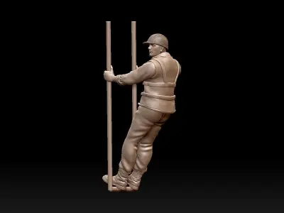 staff railroad 3D print model purchase