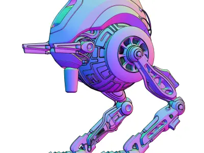 Mini Mech 3D model