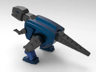 Robot dinosaur model 3D print model