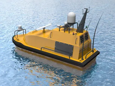 Autonomous Surface Vehicle 3D model