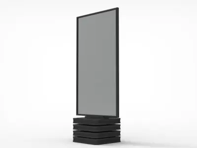 Outdoor Advertising Stand V7 3D model
