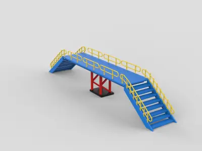  Industrial Terrain Range 3D model