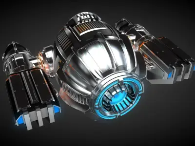 Sci Fi Drone 3D model order