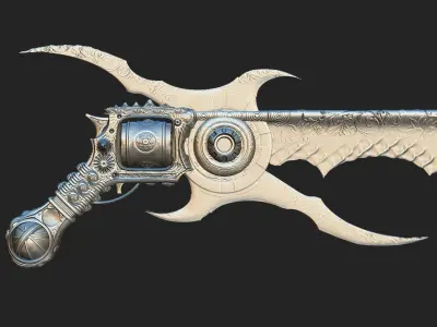 REVOLVER BLADE 3D model