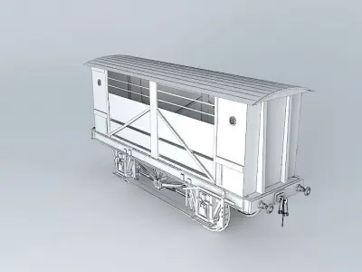 CATTLE BOX No. 156203 Free 3D model