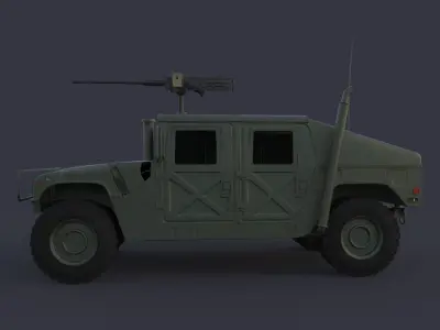 Humvee 3D model by javidan