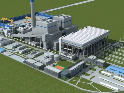 Power Station 2 3D model