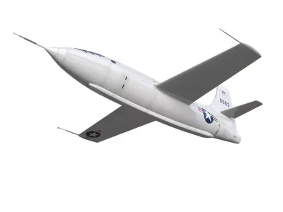 bell X-1 3D model purchase