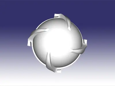 fragmentation cluster munition SHOAB-0 5M 3D print model